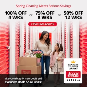 Access Storage - Ottawa West Promotion