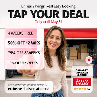 Access Storage - Ottawa West Promotion